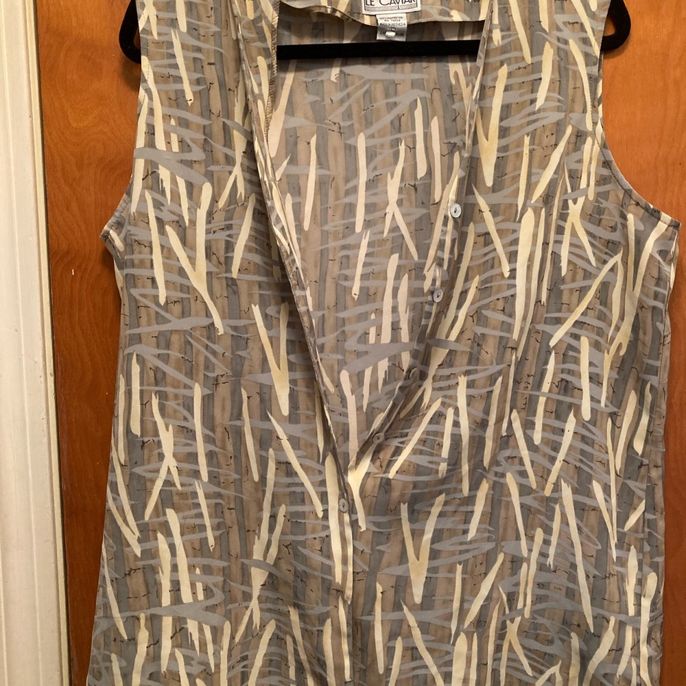 Le Caviar Sleeveless Top